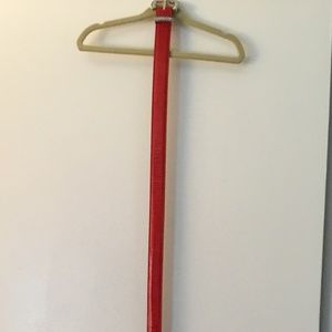 Brighton red leather belt